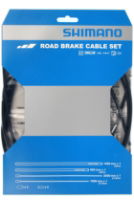 Shimano Road Brake Cable Set with SIL-TEC Coated Inner Wire, Black Outer