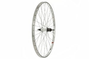 Rear 26" QR 8/9 Speed Cassette Wheel Silver