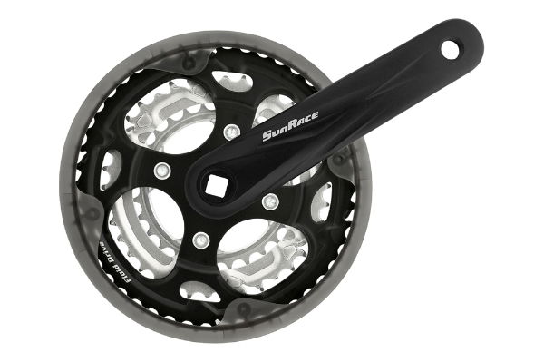 Sunrace FCM513 42/34/24t 152mm Slloy Black Chainset 