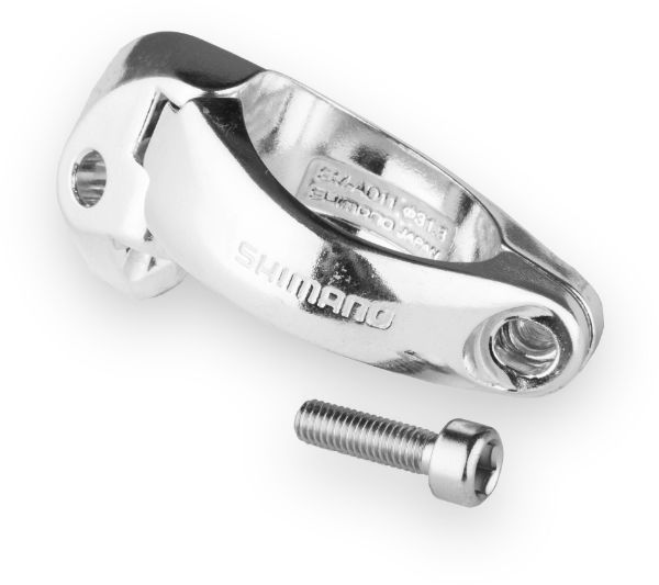 Shimano Braze-On Mech Clamp 31.8mm Silver 