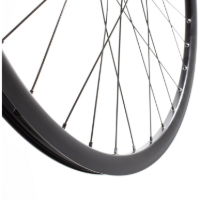 27.5" Rear Gravel/MTB Black TLR Ready Eyeletted V-Rim on QC400 6 Bolt Disc Qr
