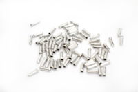 Fibrax Cable End Crimps Silver