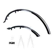 Oxford Hybrid 700c - 56mm Wide ChromoPlastic Mudguard Set 