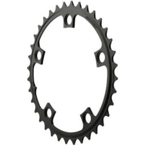 SRAM Alloy Road Chainring 38t 10 Spd (52-38t) Black 110BCD 5Bolt