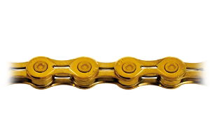 KMC X10 Extra Light Titanium 10 Spd Gold 114 Link Chain 