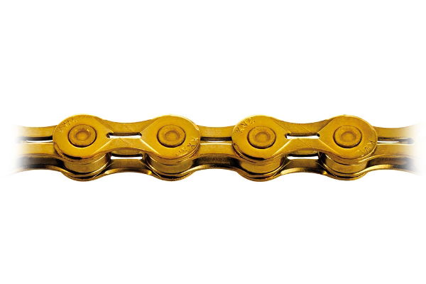 KMC X10 Extra Light Titanium 10 Spd Gold 114 Link Chain 