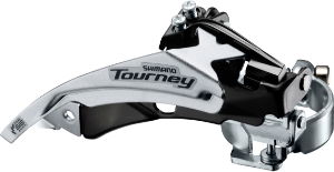 Shimano Tourney FD-TY500 MTB Front Derailleur, Top Swing, Dual-Pull & Multi Fit