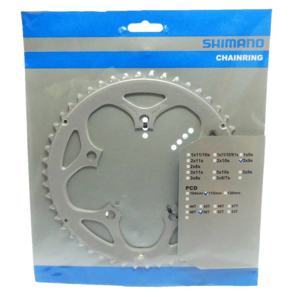 Shimano FC4550S Chainring 50T, Silver 