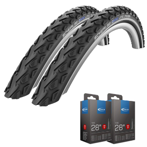 Schwalbe Land Cruiser 700x40c Tyres (Pair) With Presta Valve Inner Tubes