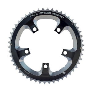 FSA 50t Super Road Chainring (2x11, 110x50T, Black 5h)