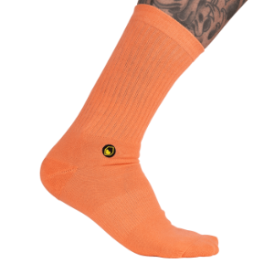 Burgtec Everyday Crew Sock Large Coral Reef 