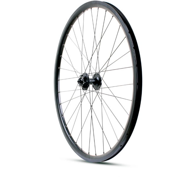 700c Gravel Front Black TLR V-Rim - Deore 6 Bolt Disc Hub