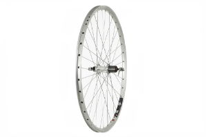 700c Hybrid 8/9/10Spd Cassette QR V-Section Rim Rear Wheel Silver