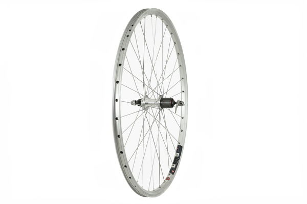 700c Hybrid 8/9/10Spd Cassette QR V-Section Rim Rear Wheel Silver