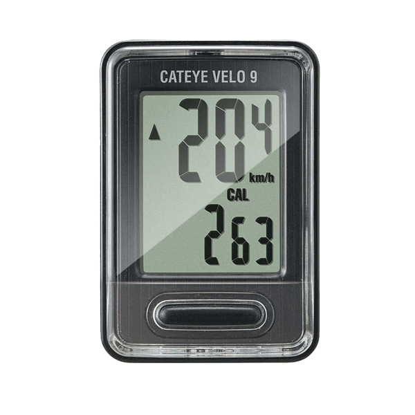 Cateye Velo 9 Wired Computer (Black)