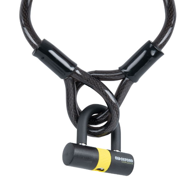 Oxford Loop Lock15 Cable Lock/Mini Shackle 2m x 15mm