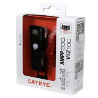 CatEye AMPP 900 Lumen LED Front & VIZ 300 LED Rear USB Light Set 
