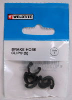 Weldtite Brake Hose Clips (5 Pack)