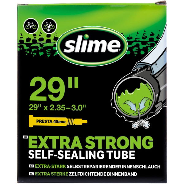 29x2.35-3.00 Slime Self Sealing Presta Tube 48mm Valve