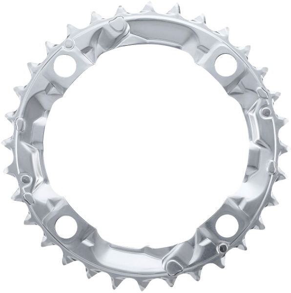 Shimano FC-M410 Chainring 32T, Silver 