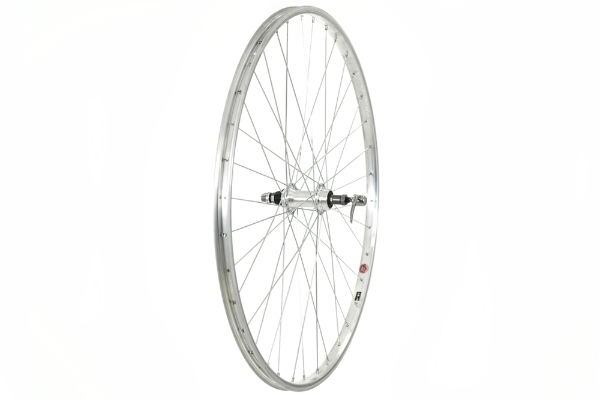 700c Hybrid Rear Wheel - Silver Screw-On Q/R