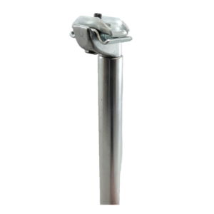 25.8mm Silver Alloy Micro Adjust Seatpost