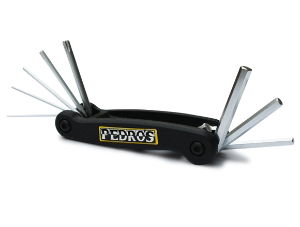 Pedro's Folding 8 Piece Hex/Allen Key Set 