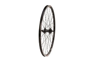 Front 26" QR 6 Bolt Disc Double Wall Rim Wheel Black