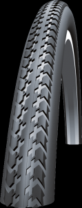 24x1 3/8 Schwalbe Standard HS127 Grey Tyre 