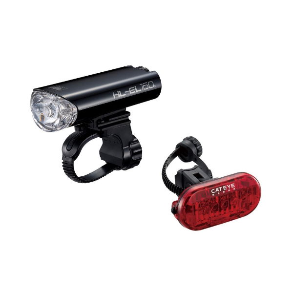 CatEye EL160 Front and Omni 5 Rear Light Set 