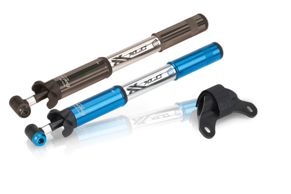 XLC Aluminium MTB Mini Pump Silver & Blue 
