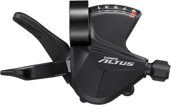 Shimano SL-M2010-9R Altus Shift Lever, Band on, 9 Spd, Right hand