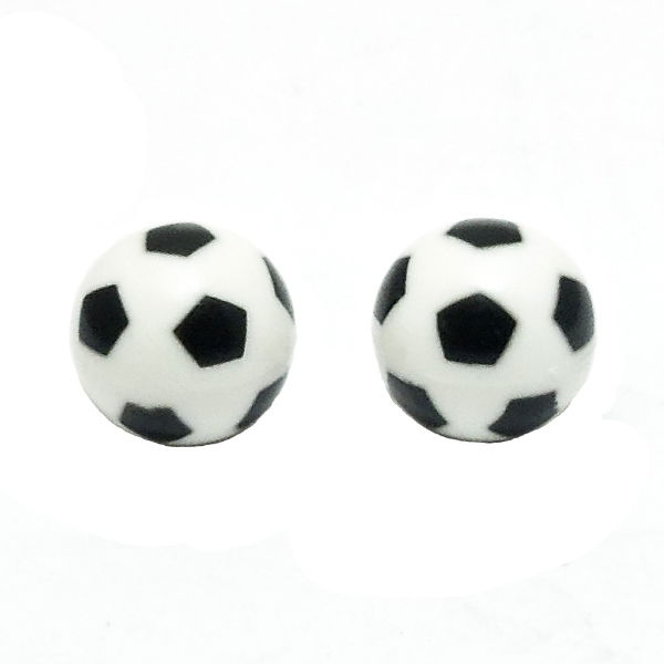 Schrader Valve Cap Football (Pair)