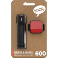 Knog Blinder Pro 600 Front LED & Rear Blinder Square Light Set 