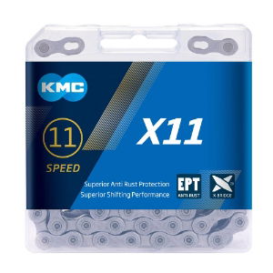 KMC X11 11 Speed EPT Dark Silver 118 Link Chain