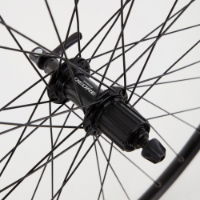 Hybrid Rear Wheel Shimano Deore Hub Mavic A319 Rim black 700c