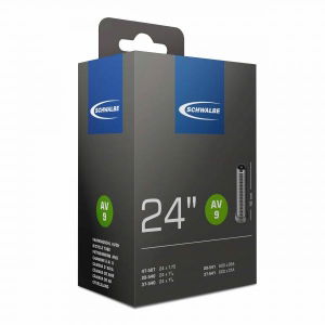 Schwalbe 24 x 1.75/24x1 1/8-3/8 Schrader Tube AV9