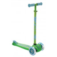 Green Squish Mini Flex Tilt Scooter with Lights