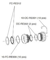 Campag FC-RE012 BB Bearings & Seals Ultra Torq - Pair 