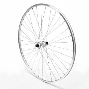 Rear Wheel 700c Hybrid Single Speed Silver Single Wall Nutted