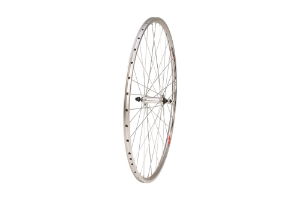 700c Road Front Wheel Silver V-Rim Q/R