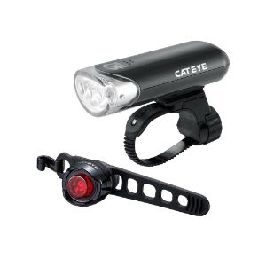 CatEye EL135 Front and Orb Rear LED Battery Light Set