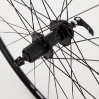 29" QR Cassette 6 Bolt Disc Rear Wheel Black