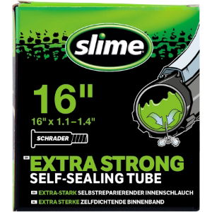 16x1.10-1.40 Slime Self Sealing 32mm Schrader Valve Inner Tube 