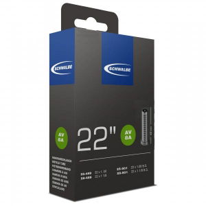 22 x 1.0-1 1/8 Schrader Tube (Schwalbe)