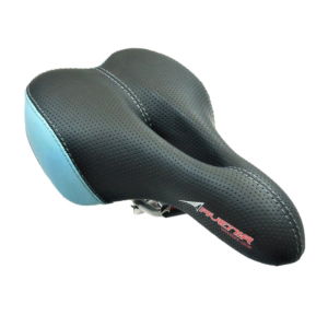 Avenir Youth Saddle with Cutaway Black & Blue