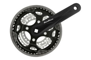 Sunrace FCM300 48/38/28t 170mm Alloy Black Chainset