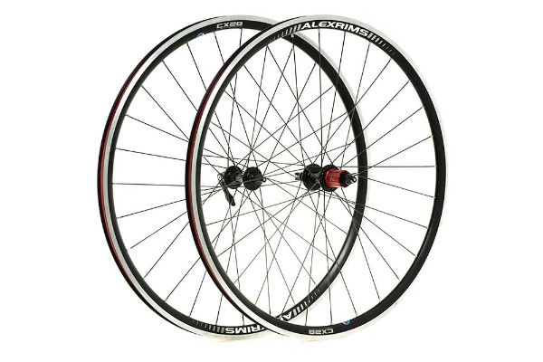 700c Road Rear Wheel Alex CX28 Rim - Chosen 28h Hub 9-11 Spd Black 