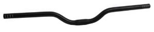 Raleigh Alloy Black Riser Handlebar Cut to Size 620mm 25.4mm